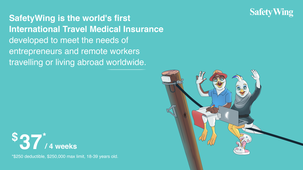 SafetyWing Review: Long Term Travel Insurance For Digital Nomads ...