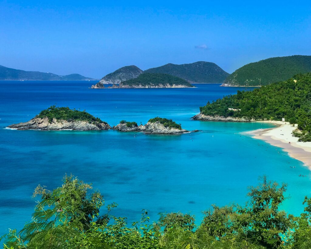 Trunk bay in St John, USVI