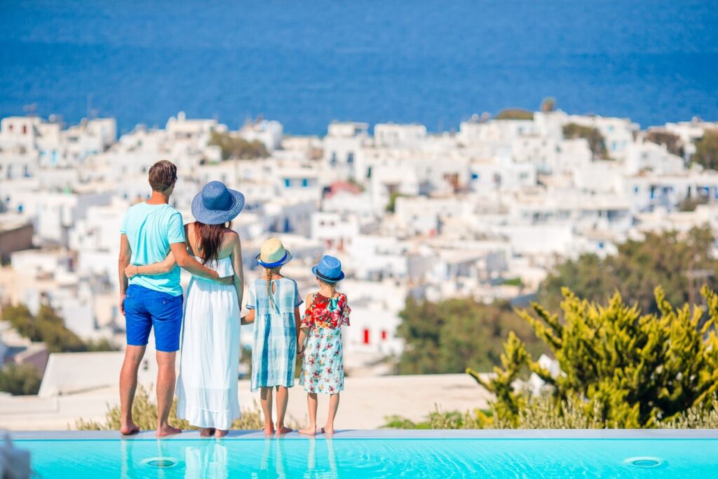 Family in Greece