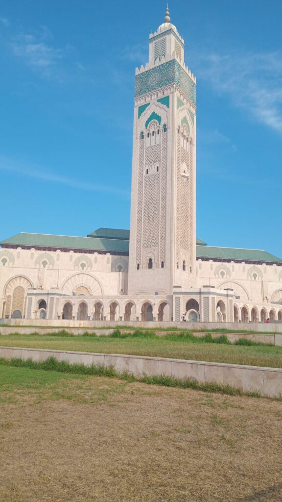 White building in Morocco