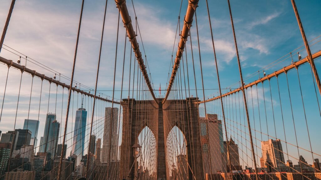 Brooklyn Bridge close up